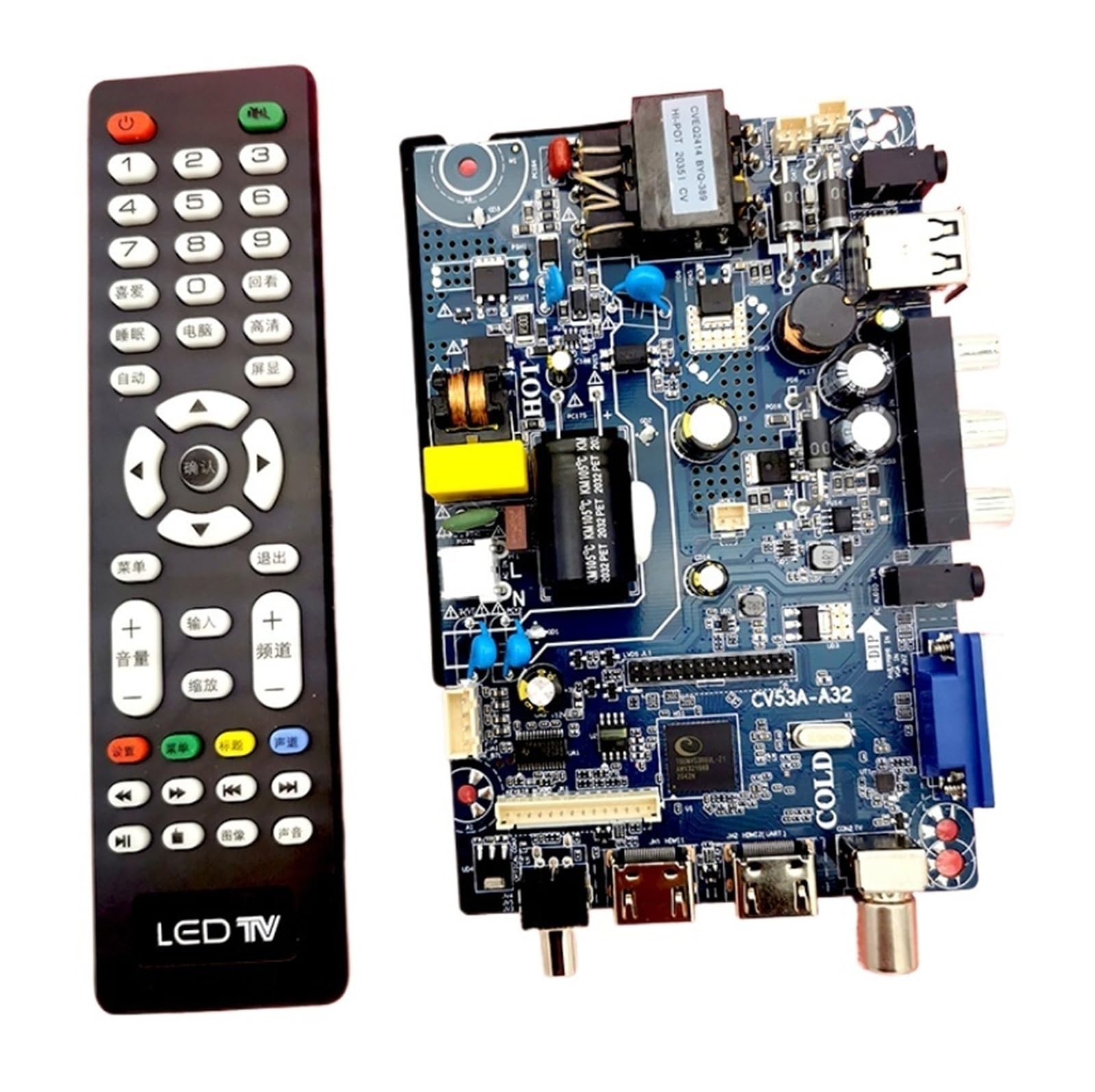 tvレポーター Amazon.com: RXCWWZQQ CV53A-A32 TP.SK108.PB818，Compatible
